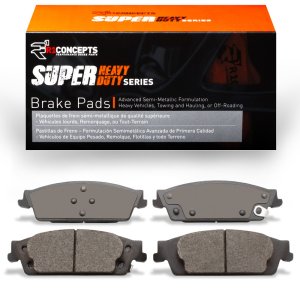 GMC Sierra 1500 Brake Pads - Rear - R1 Concepts - Super Duty - `07-`20 GMC Sierra 1500 Brake Pads - Rear - R1 Concepts - Super Duty - `07-`20